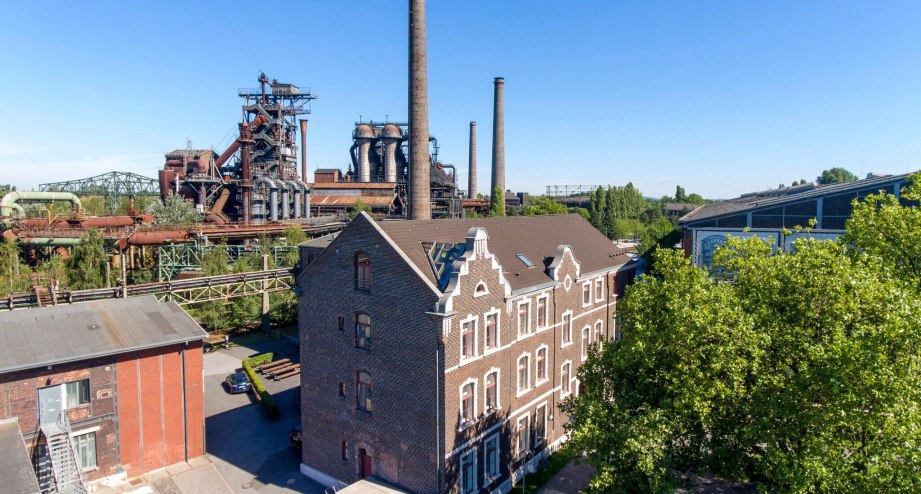 Luftbild Jugendherberge Duisburg LaPa, &copy; DJH Landesverband Rheinland. e.V.