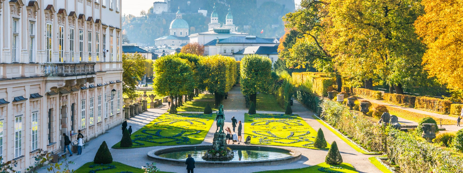 Schloss Mirabell in Salzburg - BAHNHIT.DE, © getty, Foto: bluejayphoto