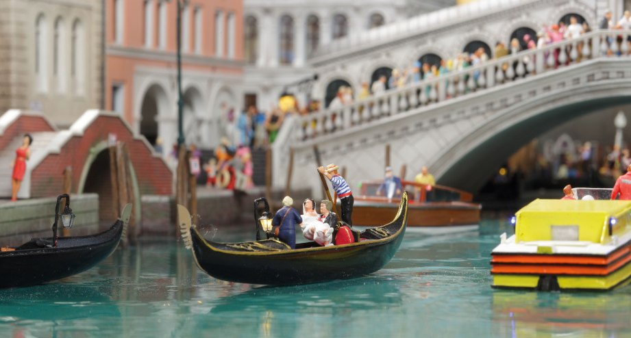 Venedig Gondel, &copy; Miniatur Wunderland Hamburg