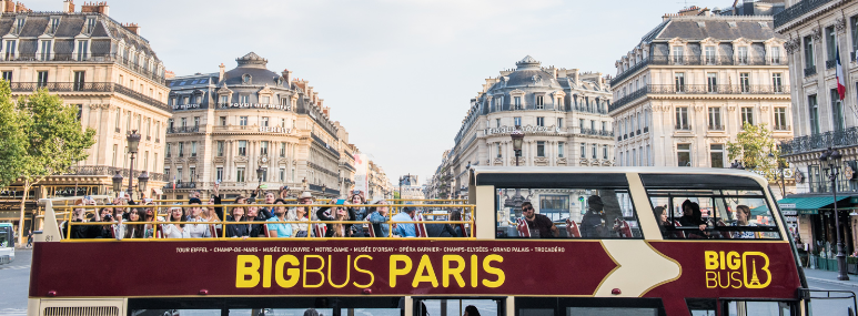 Paris Stadtführungen und Schifffahrten Blogliste, © Big Bus Paris Marc Sethi
