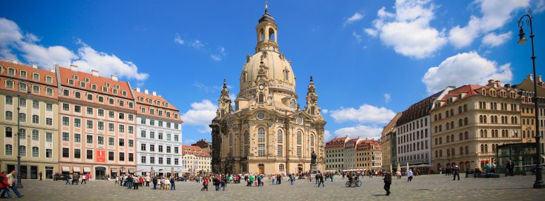 Dresden Neumarkt mit Frauenkirche, &copy; Christian Borrmann