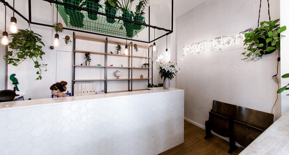 Rezeption, &copy; Pyjama Park