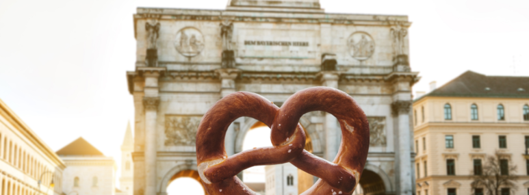 Brezel vor Siegestor, © GettyImages-franz12_