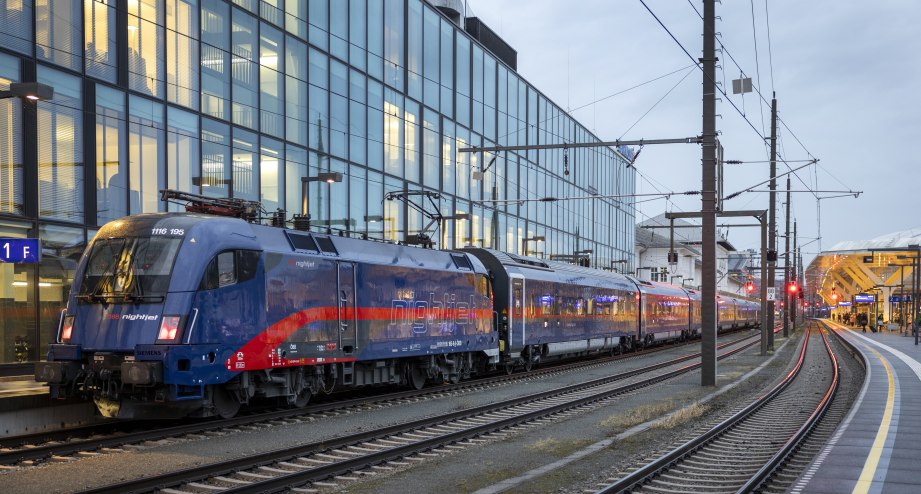 Nightjet außen Tageslicht, © ÖBB / Harald Eisenberger