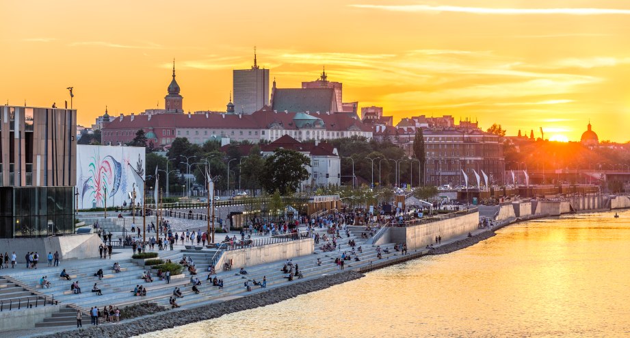 Panorama Vistula Boulevards, © City of Warsaw