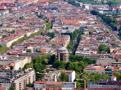 Aussicht Wasserturm, © TV-Turm Alexanderplatz Gastronomiegesellschaft mbH