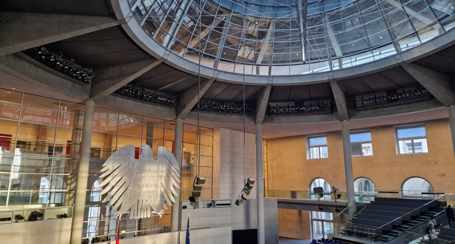 Blick in den Deutschen Bundestag, &copy; BerlinKompakt